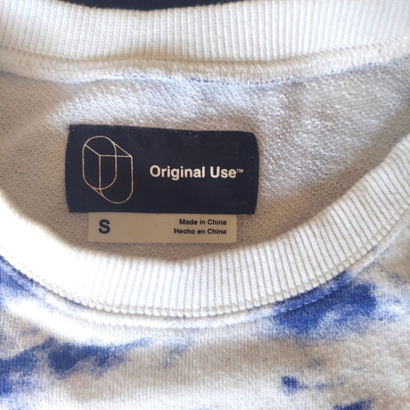 Royal Tie Dye Sweatshirt Unisex - Picture 3 of 4